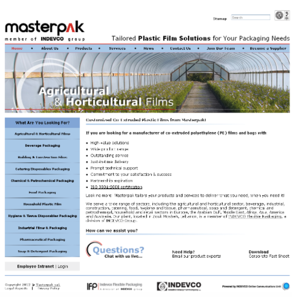Interact with Masterpak through New User-Friendly Website