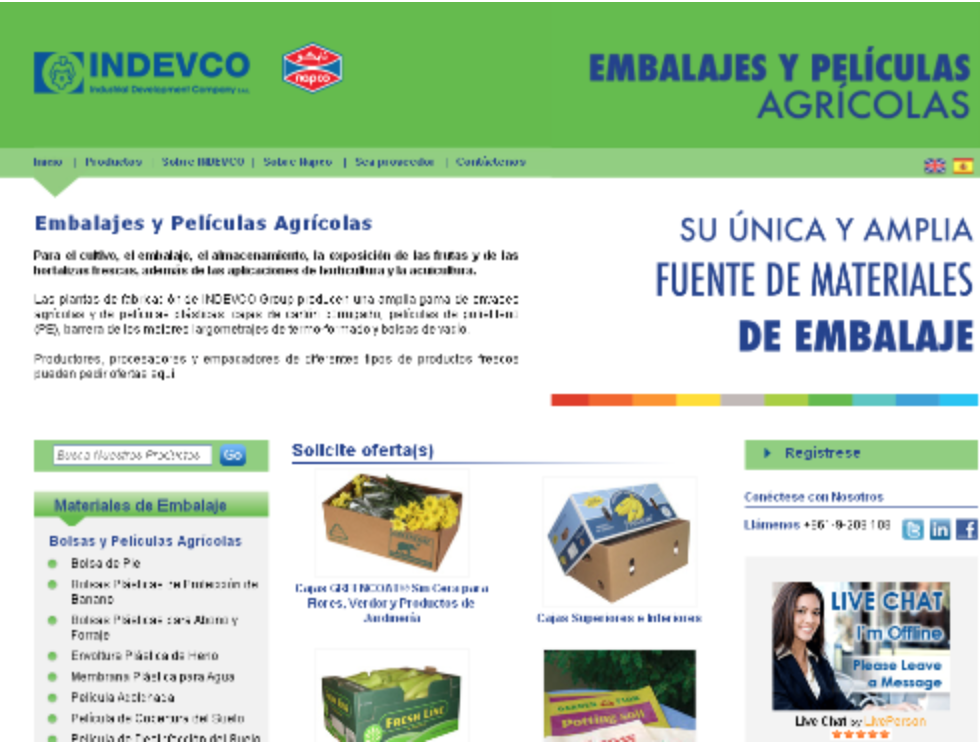 INDEVCO Group Launches New Spanish Agricultural Films & Packaging Portal