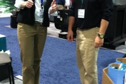 Photoblog: Interstate Container Displays GREENCOAT® Wax-Free Boxes at International Poultry Expo 2012