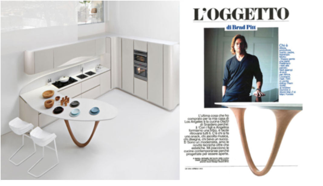 Snaidero Middle East Offers Ola20: Hollywood Stars’ Kitchen of Choice
