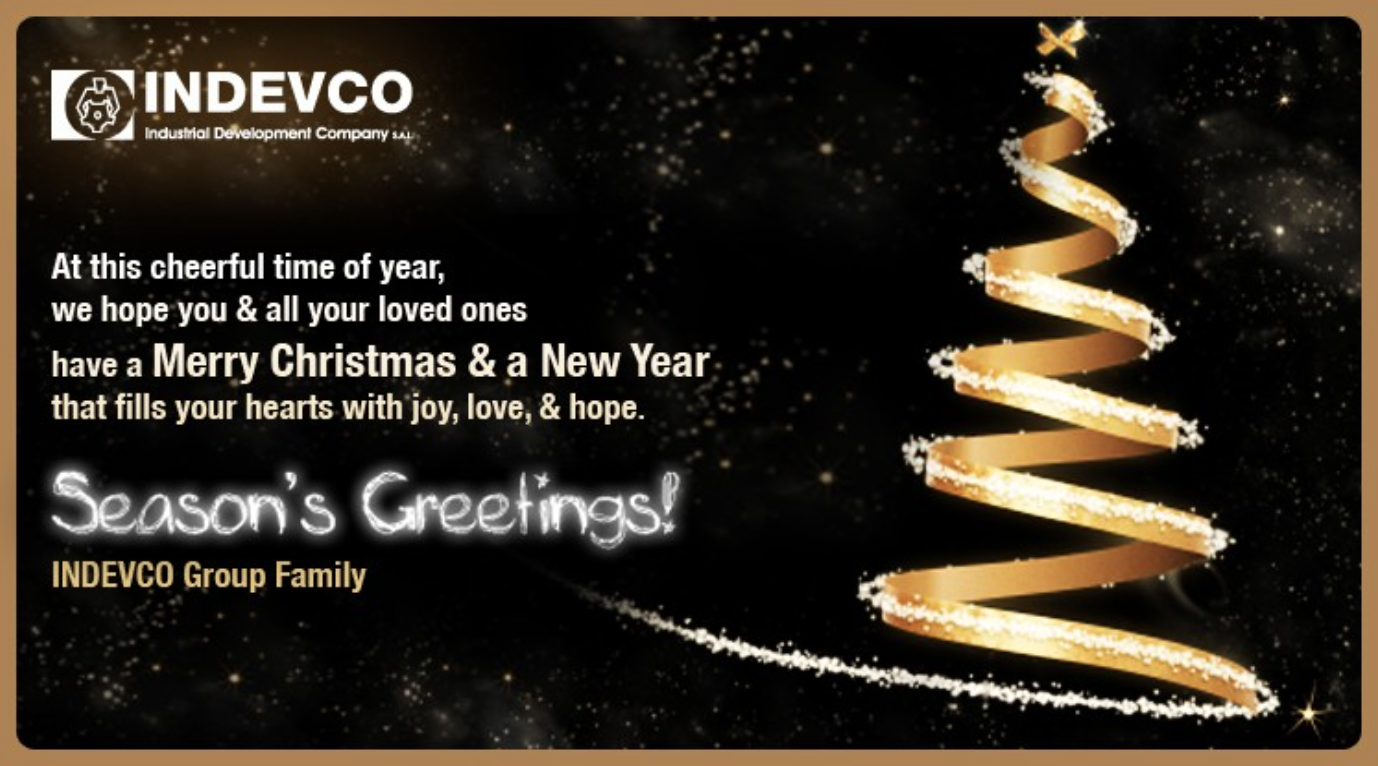 INDEVCO Group Wishes All a Merry Christmas & a Happy New Year