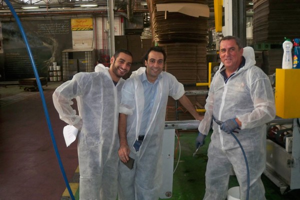 UNIPAK Management & Employees Work Together for a Clean Work Environment