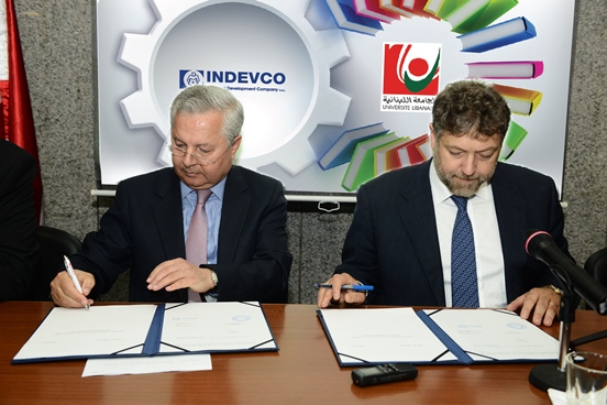 INDEVCO & Lebanese University Sign a Technical Cooperation Agreement