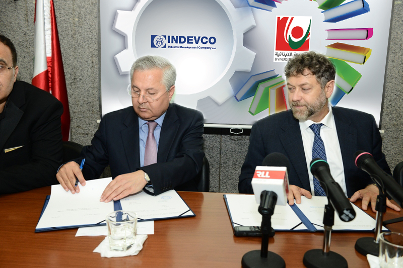 INDEVCO & Lebanese University Sign a Technical Cooperation Agreement