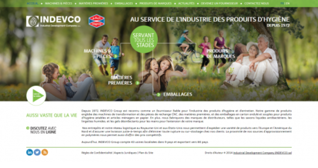 INDEVCO Introduces French Version of Hygiene Converter Portal
