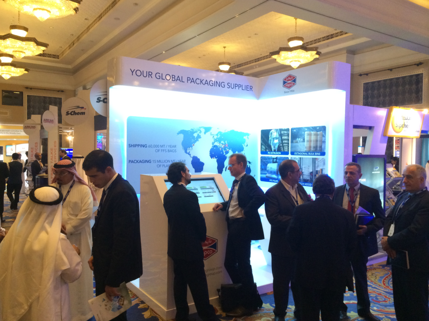 Photoblog: Napco Exhibits Flexible & Corrugated Packaging at GPCA Forum 2014