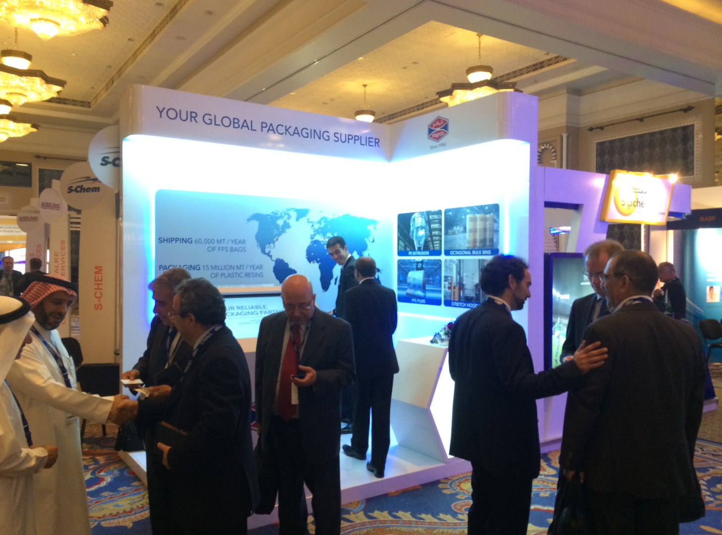 Photoblog: Napco Exhibits Flexible & Corrugated Packaging at GPCA Forum 2014