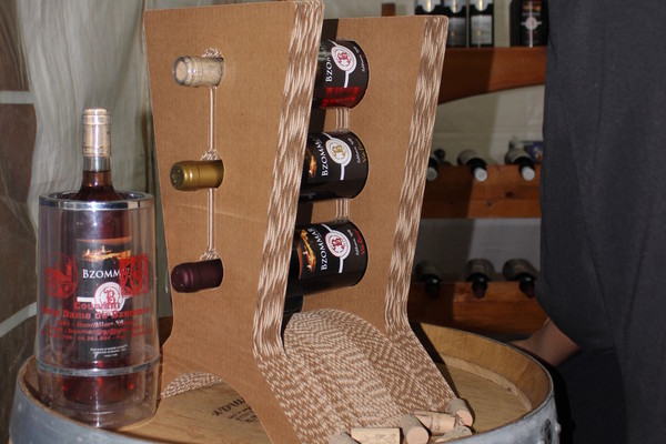 UNIPAK Corrugated Wine Racks Display Regional Wines at Vinifest 2014
