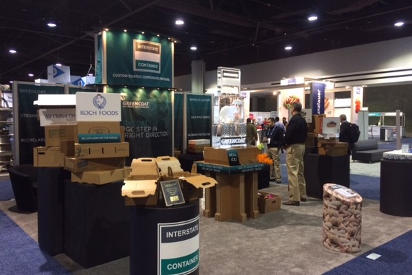 Photoblog: Greencoat® Wax-Free Boxes Attract Visitors at International Production & Processing Expo 2015