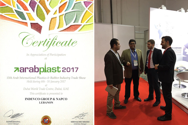 Photoblog: INDEVCO & Napco Revealed Newly Branded MicroMB Plastic Compounds at Arabplast 2017