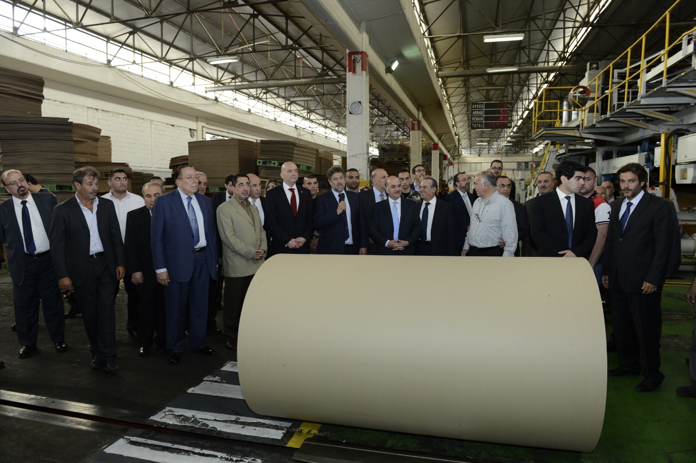 Lebanese Ministers Tour INDEVCO Industrial Complex in Halat: UNIPAK & UNIPAK Tissue Mill