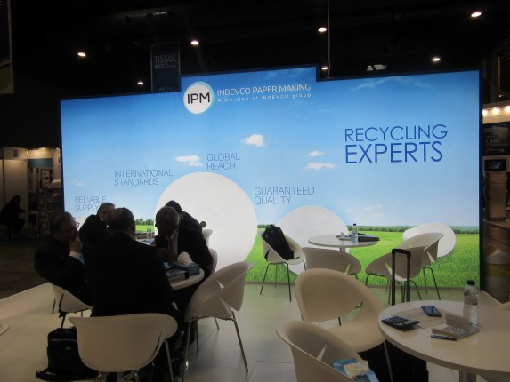 Photoblog: INDEVCO Paper Making Promotes Jumbo Tissue Rolls at Tissue World 2015