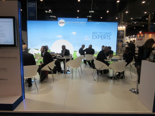 Photoblog: INDEVCO Paper Making Promotes Jumbo Tissue Rolls at Tissue World 2015