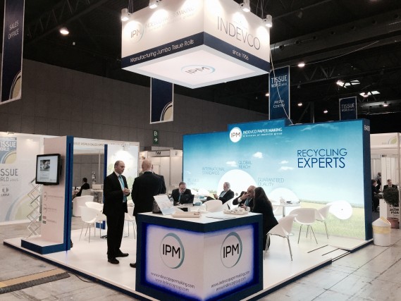 Photoblog: INDEVCO Paper Making Promotes Jumbo Tissue Rolls at Tissue World 2015