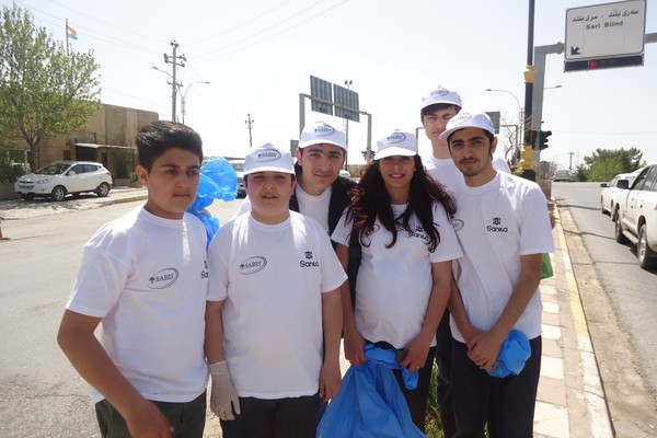 Photoblog: Sanita Sponsors ‘Keep the Environment Clean & Green’ Student Campaign in Kurdistan