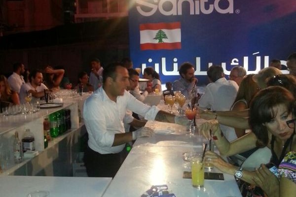 Photoblog: Sanita Sets Up VIP Lounge for Michel Sardou Concert