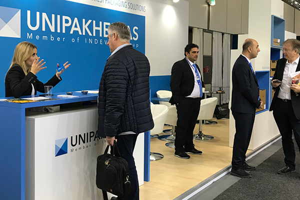 UNIPAKHELLAS Displays Corrugated Packaging at FRUIT LOGISTICA 2018