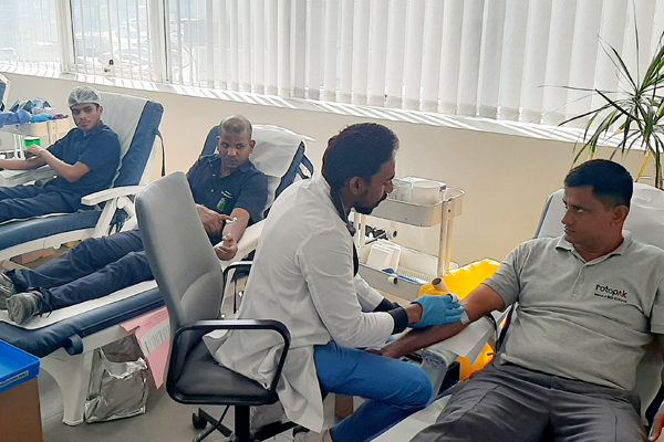 Rotopak Collaborates with Dubai Blood Donation Center to Save Lives
