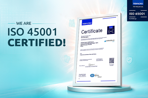 UNIPAKHELLAS Central Paper Mill Achieves ISO 45001 Certification